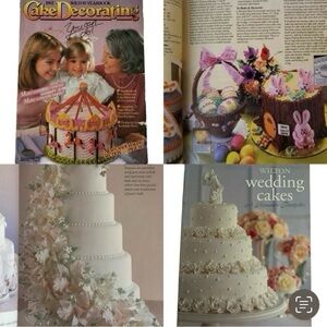Lot Of 2 Vintage Wilton Cake Decorating Yearbooks